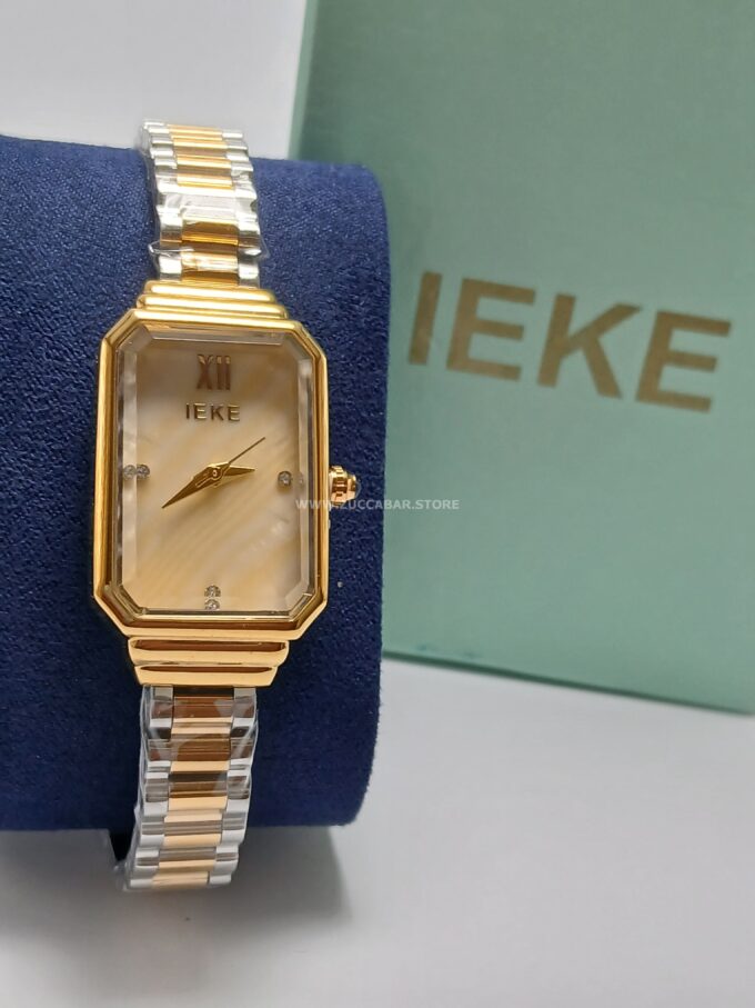 ⁦Montre IEKI Rectangle Gold I485⁩ - الصورة ⁦3⁩