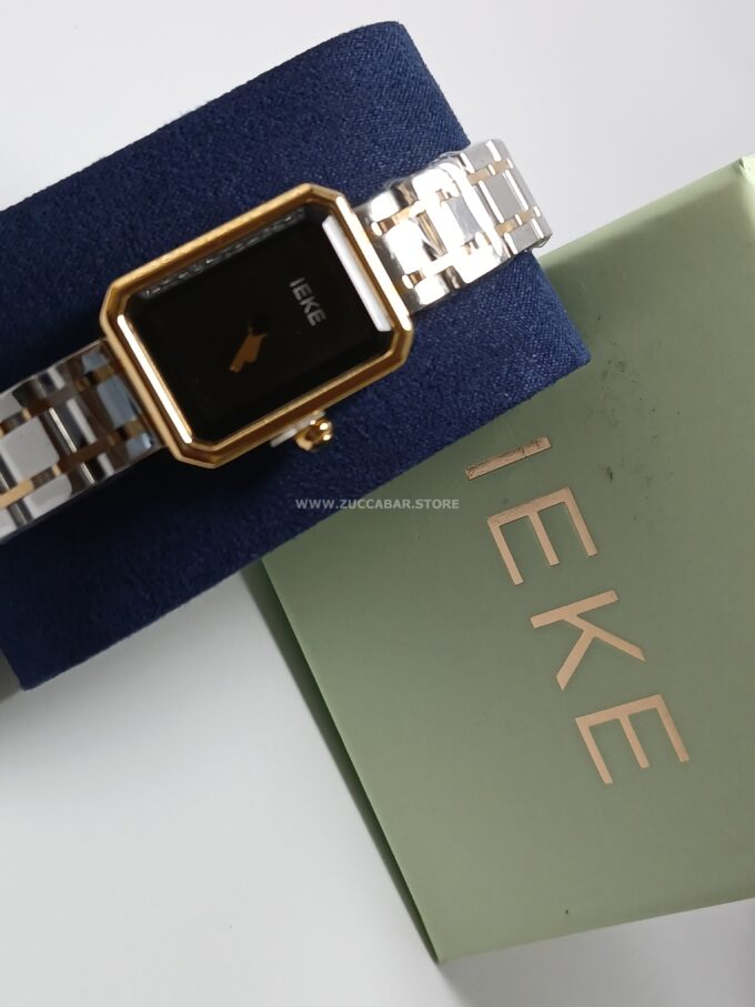 ⁦Montre IEKI Noir Bicolore I0121⁩ - الصورة ⁦3⁩