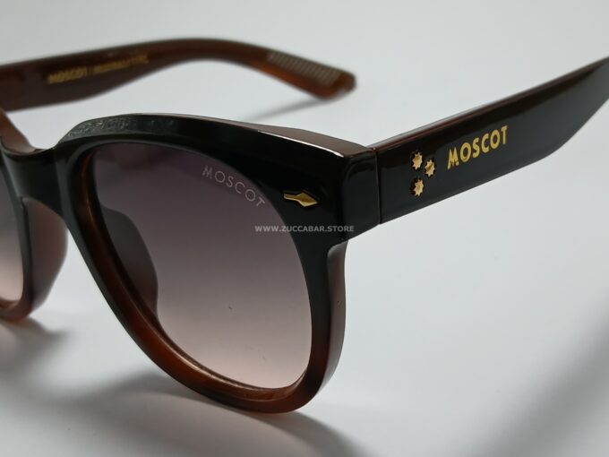 ⁦Lunette MOSCOT MARRON -made in Italy⁩ - الصورة ⁦2⁩
