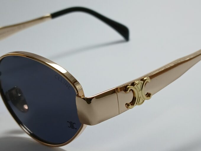 ⁦Lunette CELINE Triomphe GOLD⁩ - الصورة ⁦3⁩