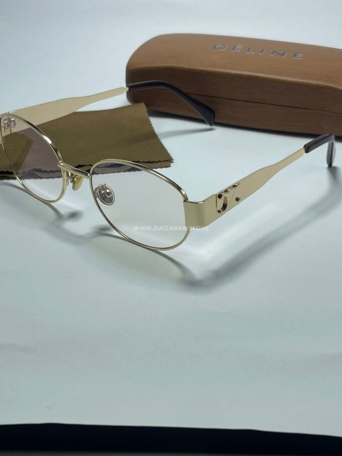 ⁦Lunette CELINE Triomphe ovale reposante (médicale)⁩ - الصورة ⁦2⁩