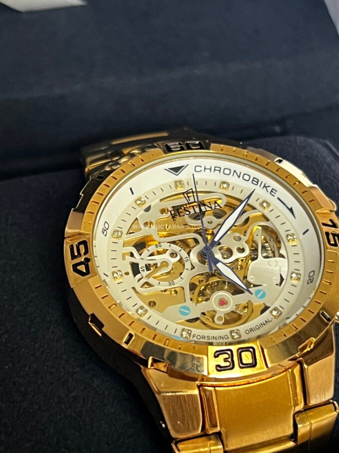 ⁦Montre FESTINA CHRONOBIKE MOTOR GOLD⁩ - الصورة ⁦6⁩